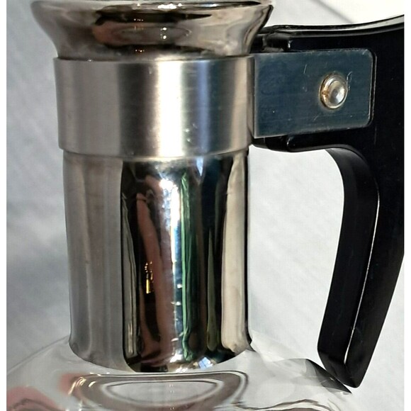 MCM Individual Carafe Glass Coffee Carafate Vintage Gold Inland Glass Co. - Picture 4 of 10